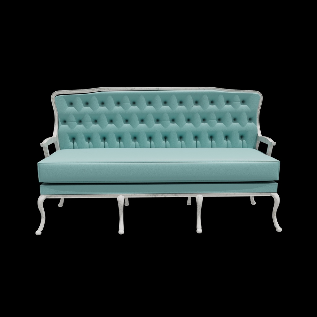 【CG Asset】rococo style sofa ソファ ロココ