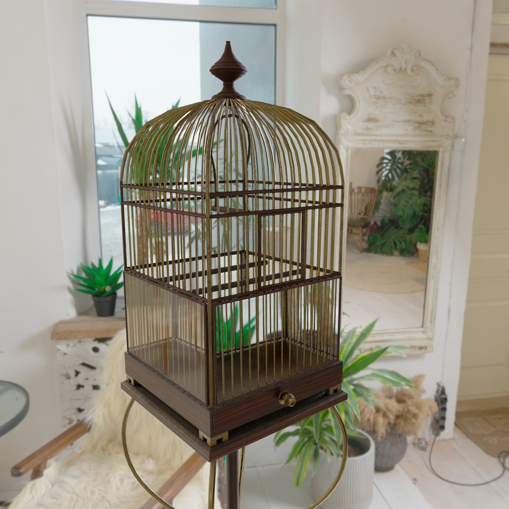 【CG Asset】birdcage 鳥籠