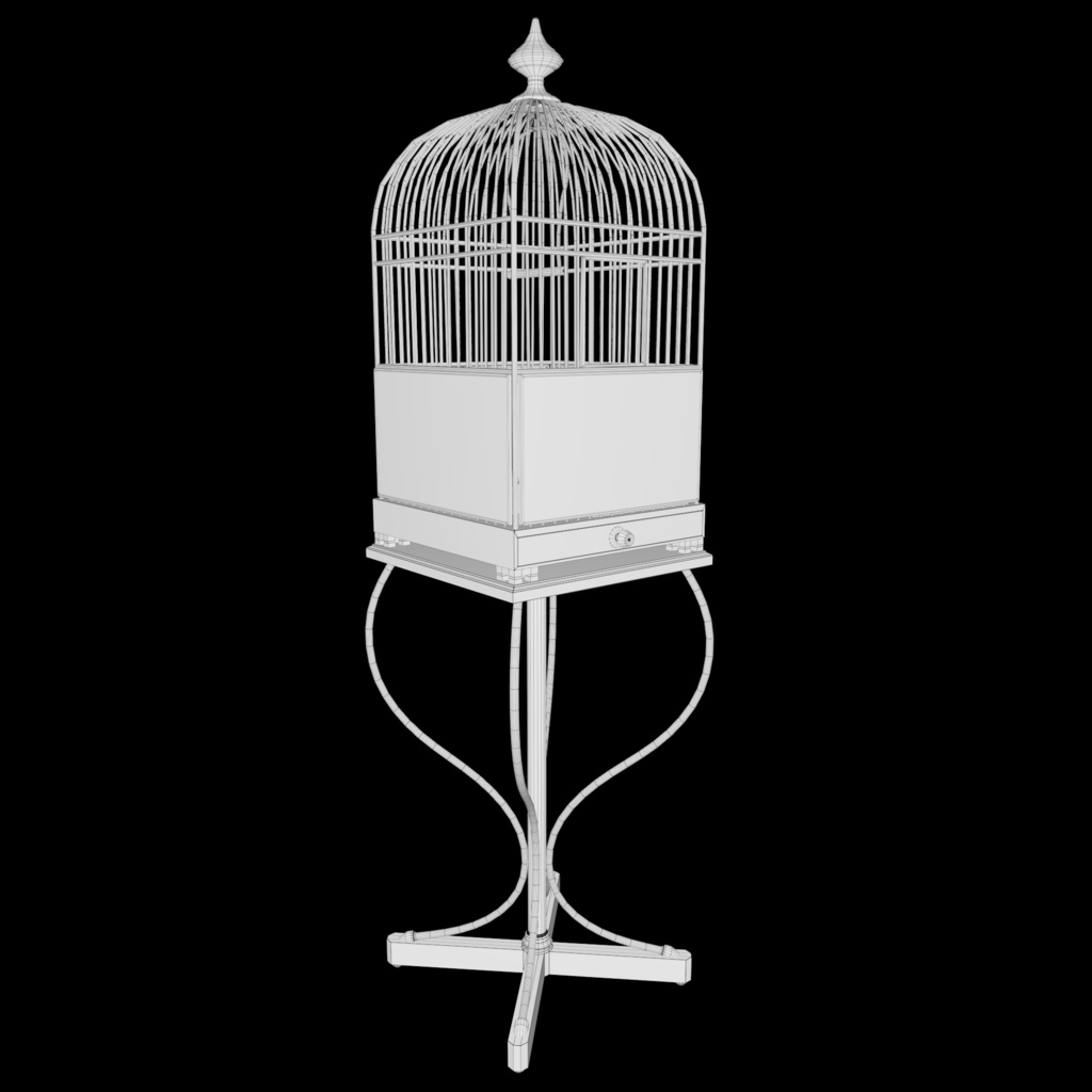 【CG Asset】birdcage 鳥籠