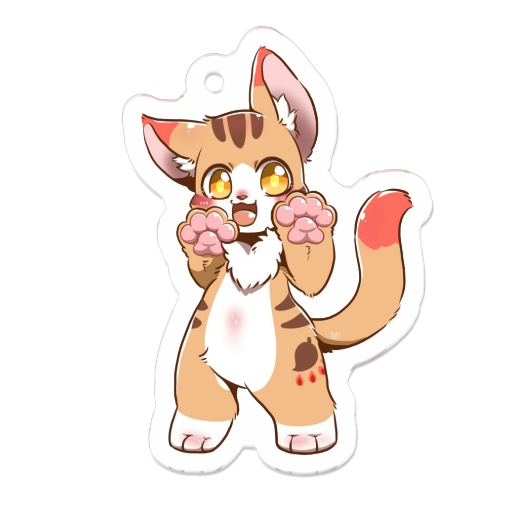 ほうじのアクリルキーホルダー