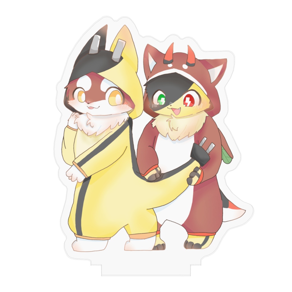 おはぎとプララのアクリルフィギュア