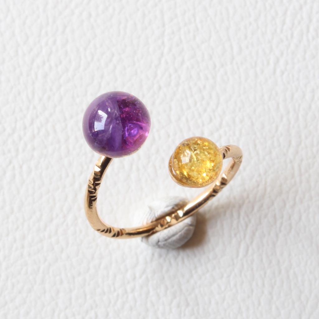 刀剣 天然石リング