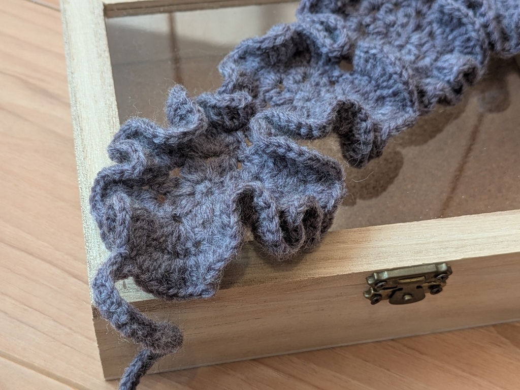 〚にじぬい〛ヘッドドレス 冬仕様ラベンダー