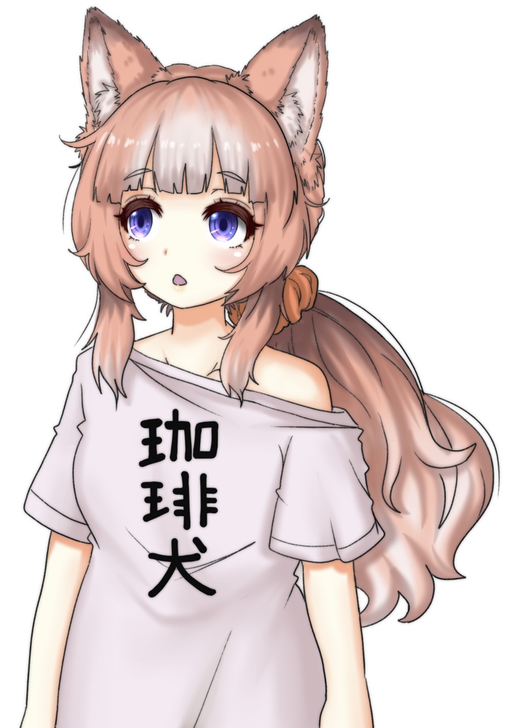 珈琲犬Tシャツ