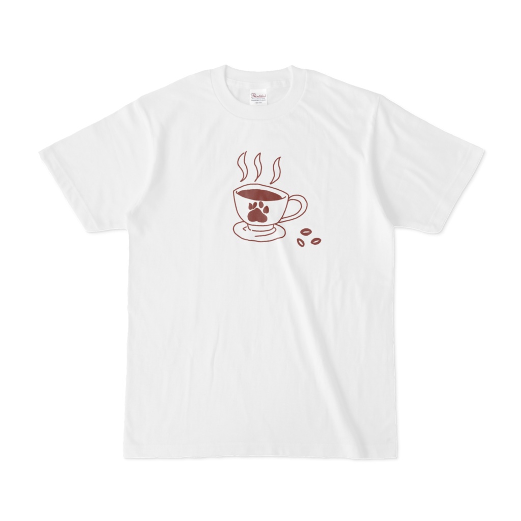 水着コーヒー犬とお揃いTシャツ