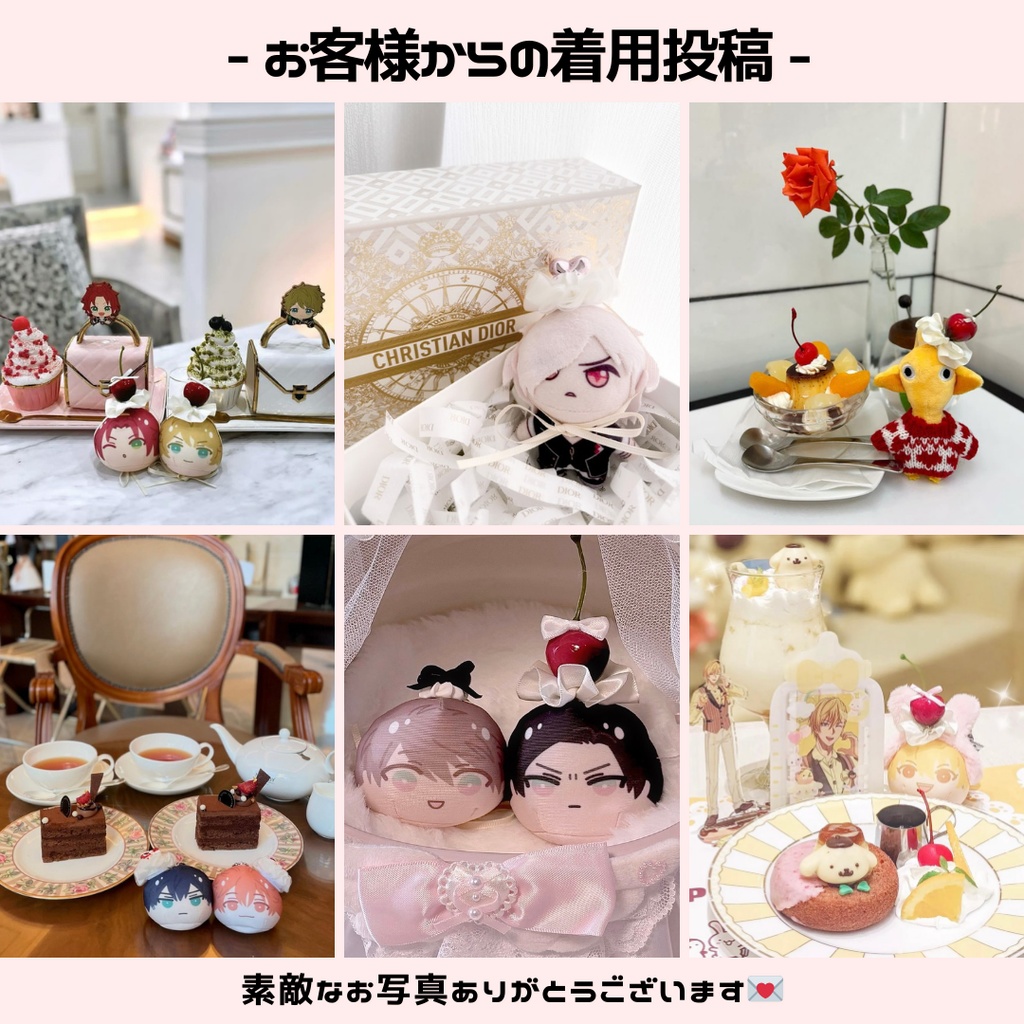 【サテンホイップクリーム】チェリーヘッドドレス-細身黒