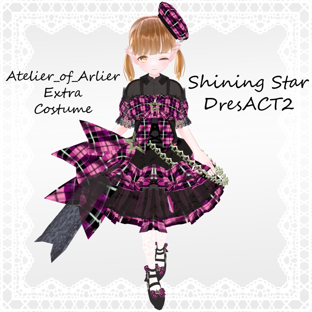 オリジナル3Dモデル「トラグルス」