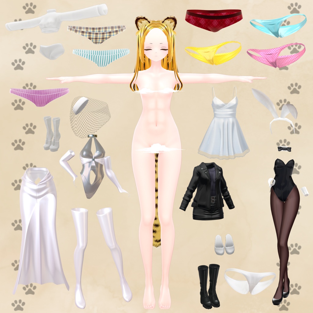 オリジナル3Dモデル「ユバタス」