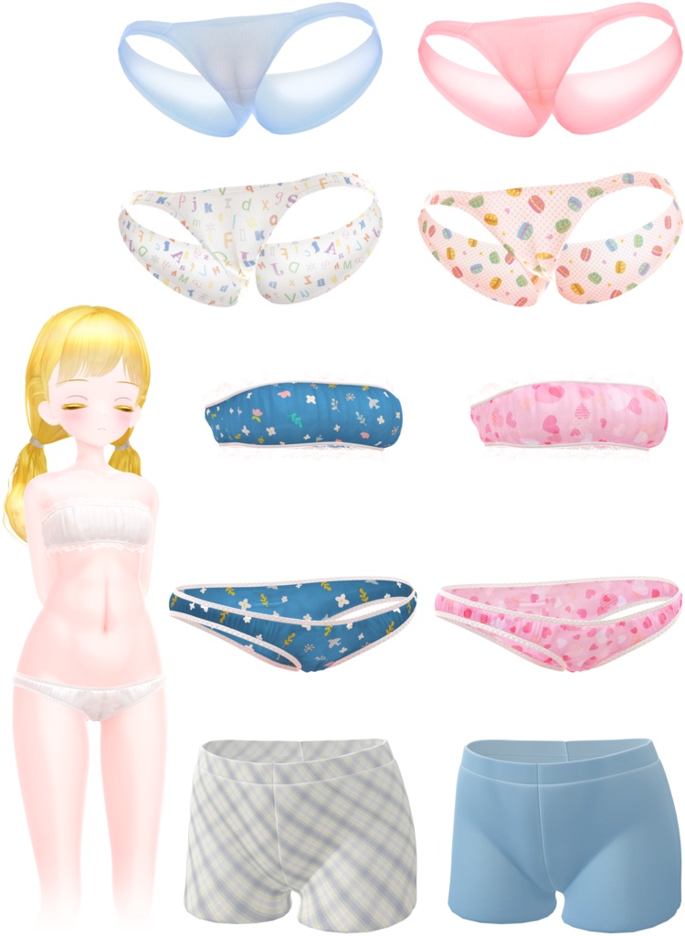 オリジナル3Dモデル「シャーロット・フェアリシア」