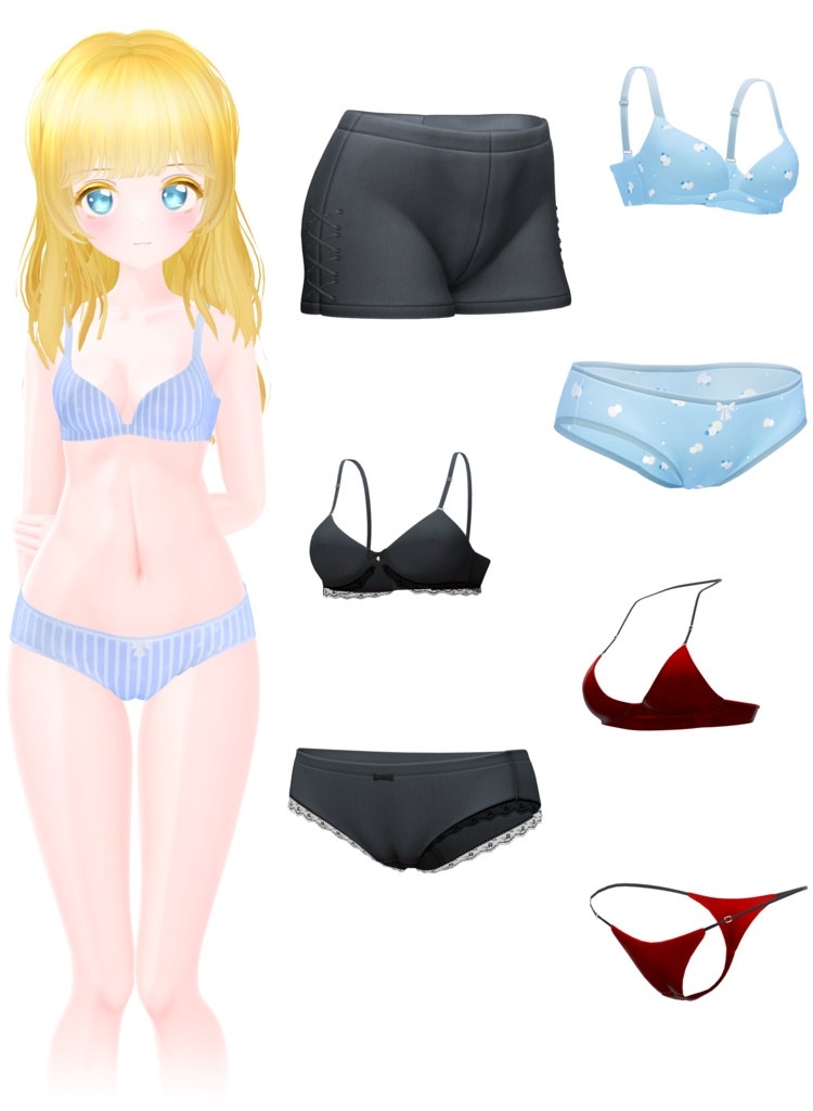 オリジナル3Dモデル「シャーロット・フェアリシア」