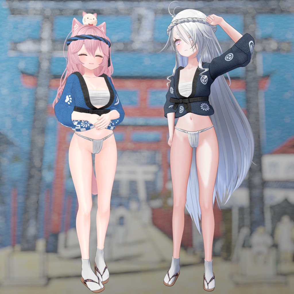【6アバター対応】おまつり衣装