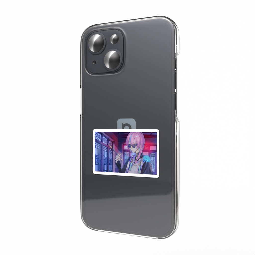 【夜灯ユラギ】スマホステッカー