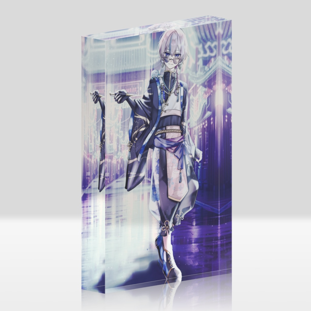 【夜灯ユラギ】アクリルブロック（Aタイプ）