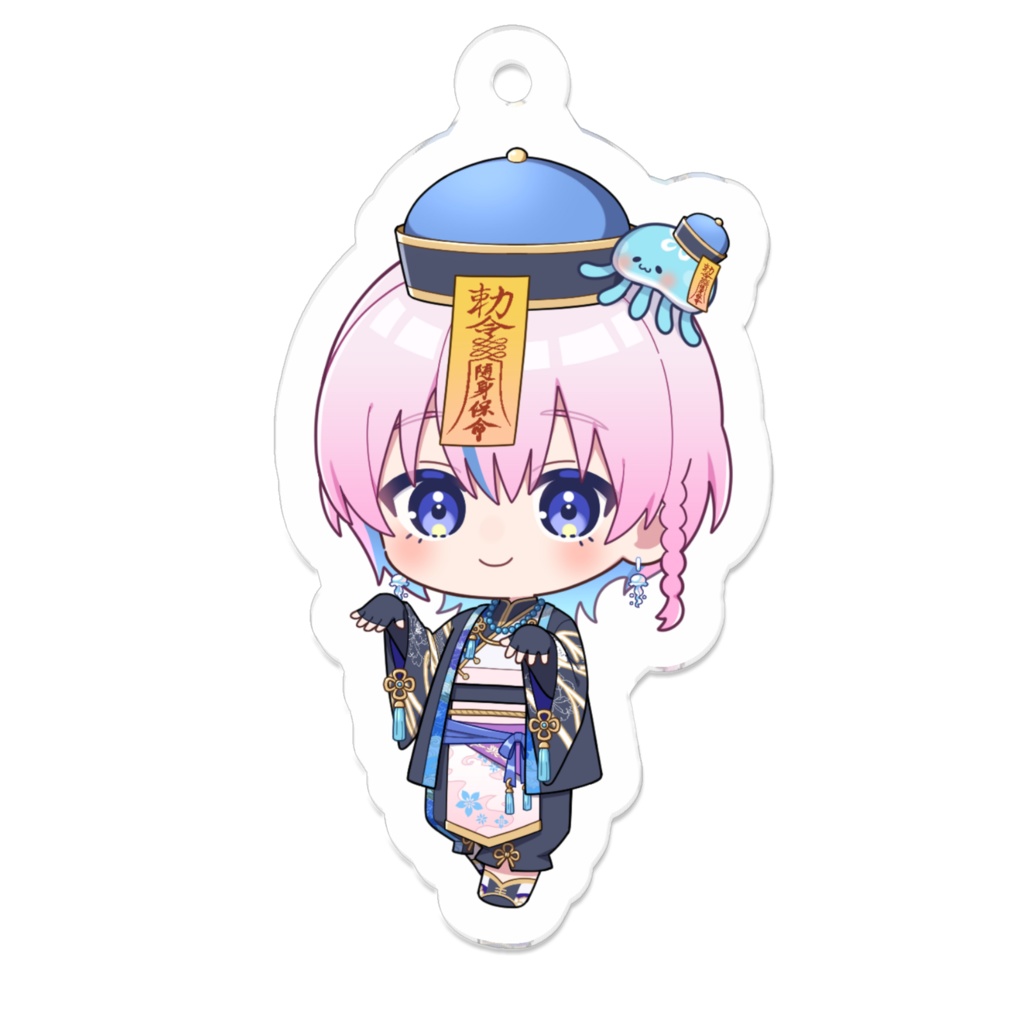 【夜灯ユラギ】アクリルキーホルダー（キョンシー）