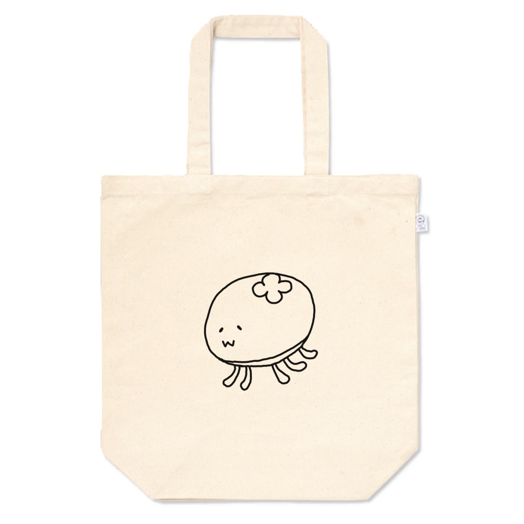 【夜灯ユラギ】「手描き」ちゅらちゃんトートバッグ