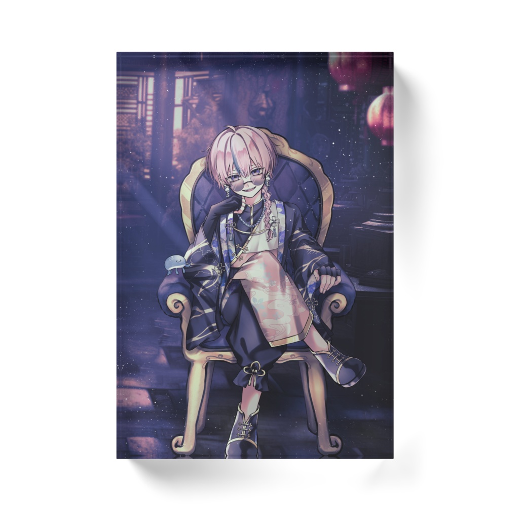 【夜灯ユラギ】アクリルブロック(Bタイプ)