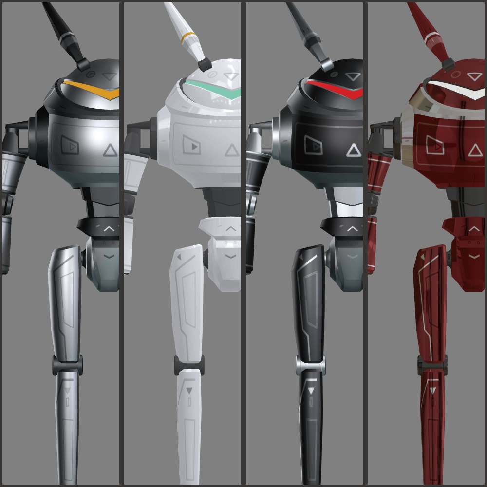 『ROUND HEAD』【3Dモデル】