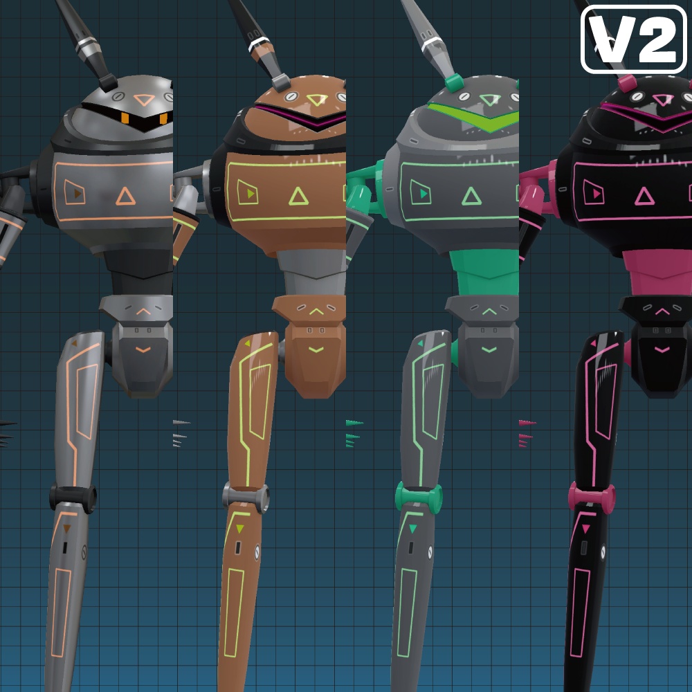 『ROUND HEAD』【3Dモデル】