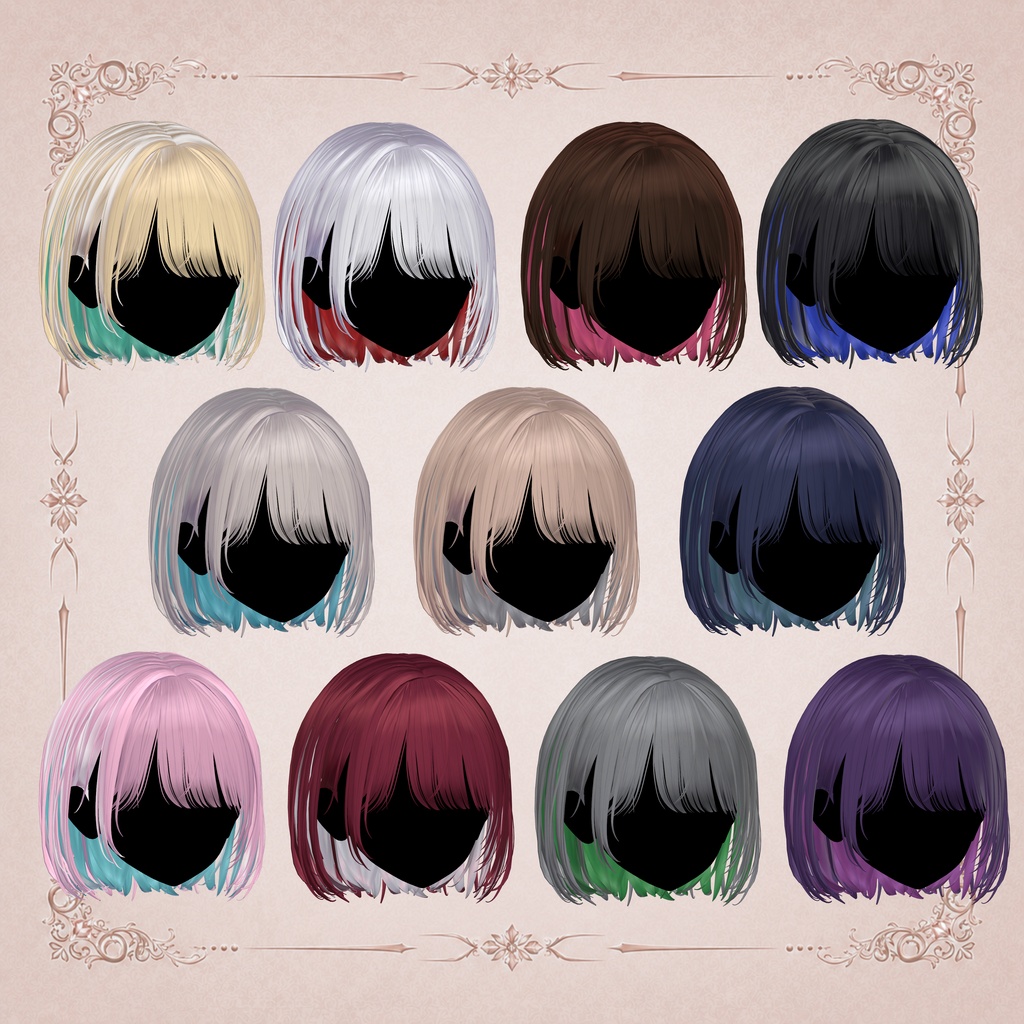 ショートボブヘアー