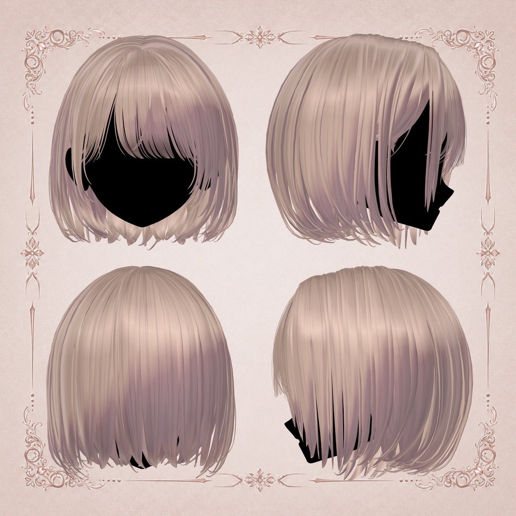 ショートボブヘアー