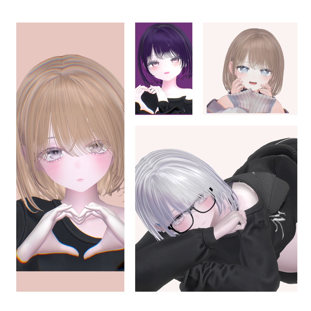 ショートボブヘアー