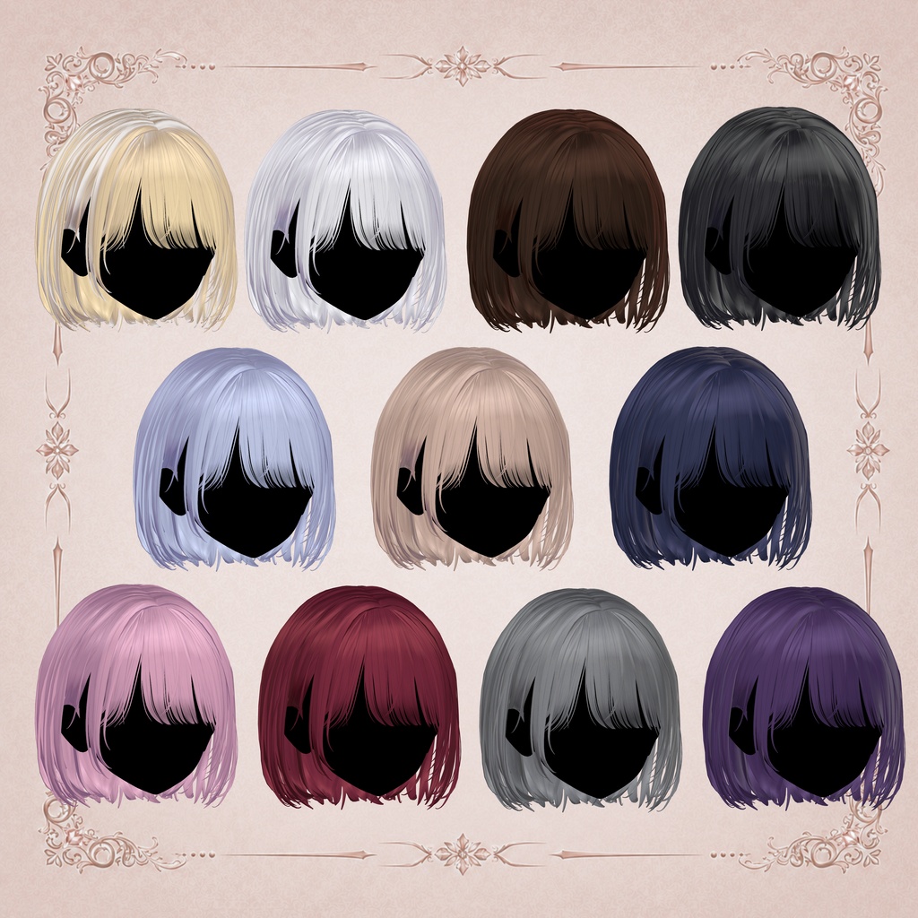 ショートボブヘアー