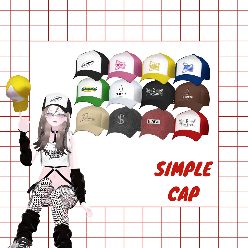 【🎁無料配布8/2~❗】Simple Cap
