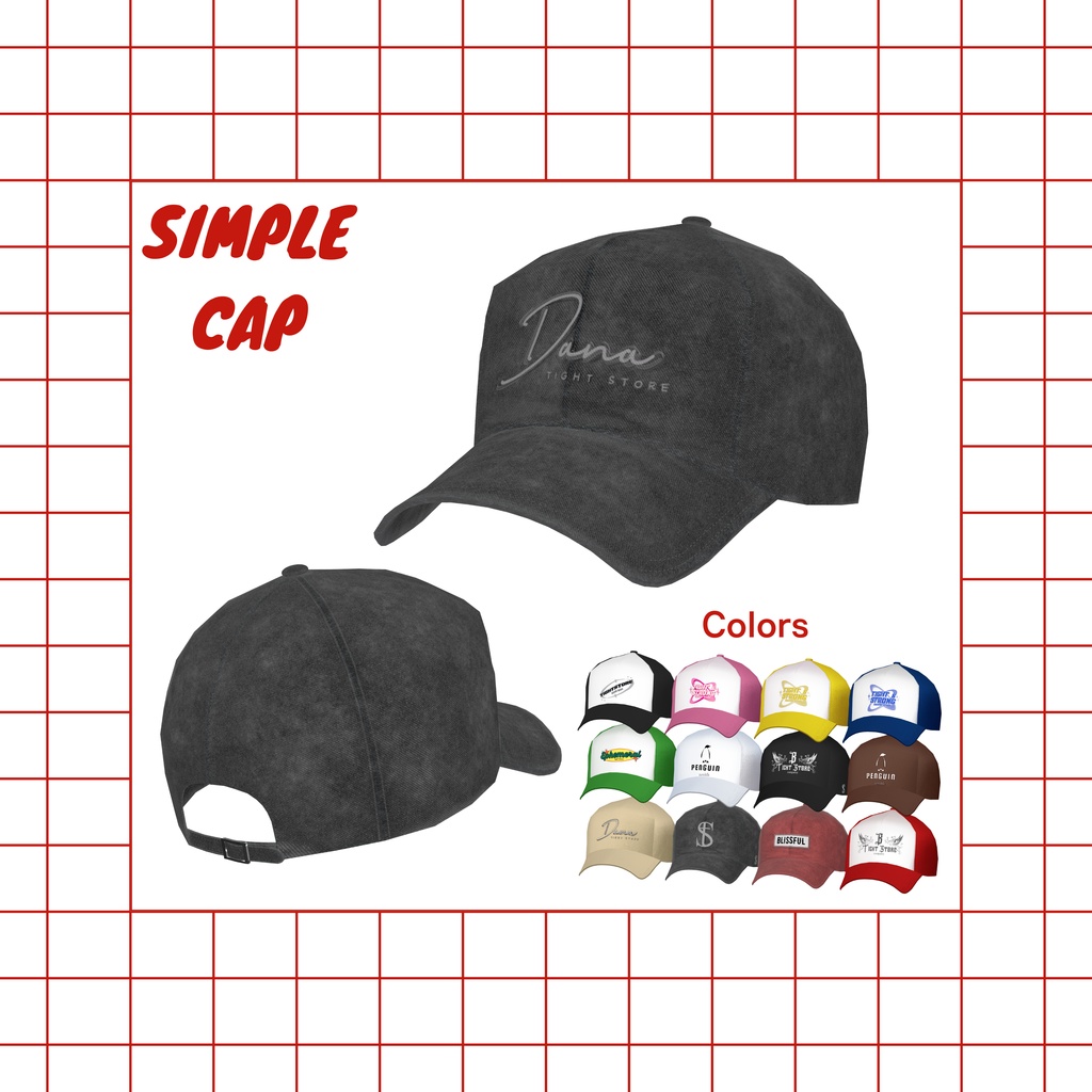 【🎁無料配布8/2~❗】Simple Cap