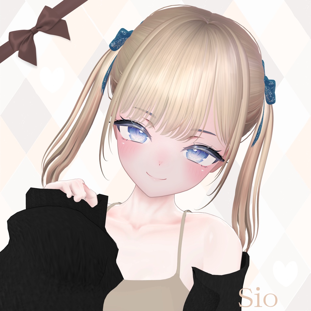【Sioちゃん対応❗】2way ハーフツイン