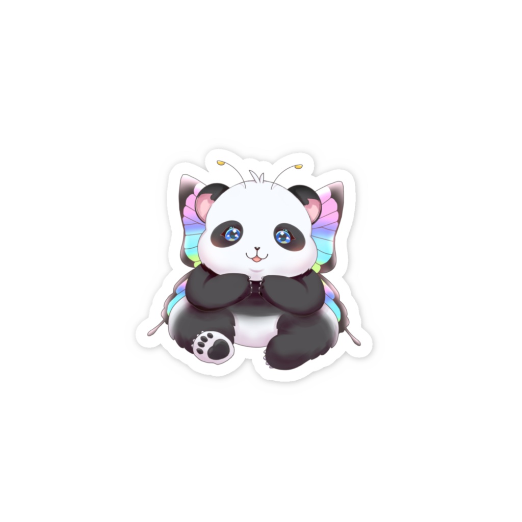 ばたぱんちゃんステッカー