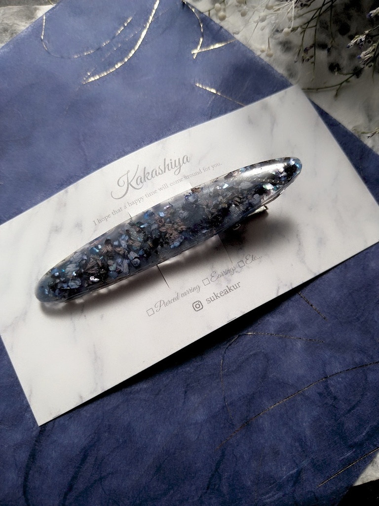 【じゅ】伏モチーフヘアクリップ