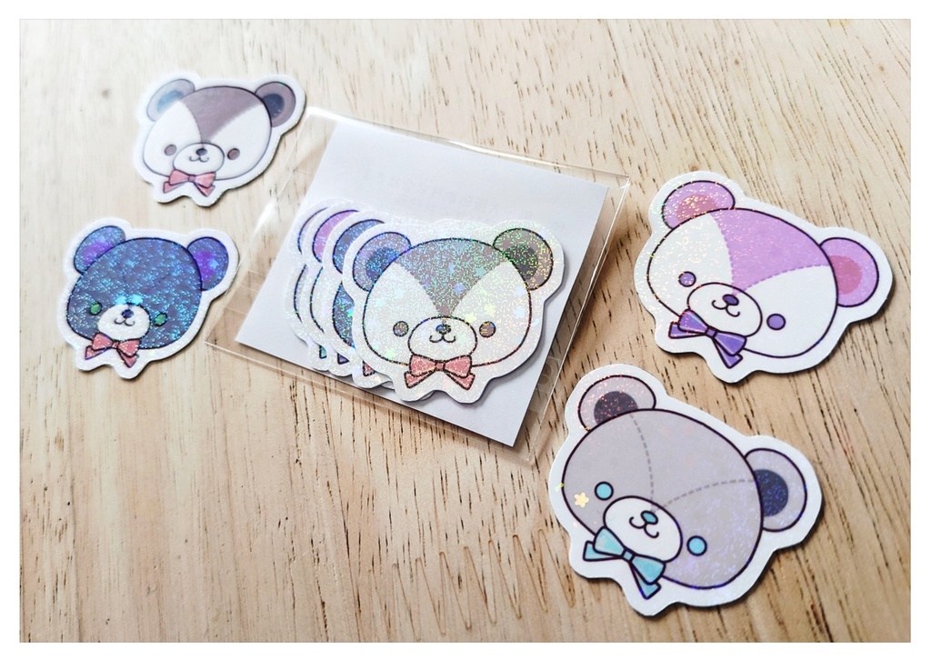 【非公式】べあちゃんダイカットシールセット