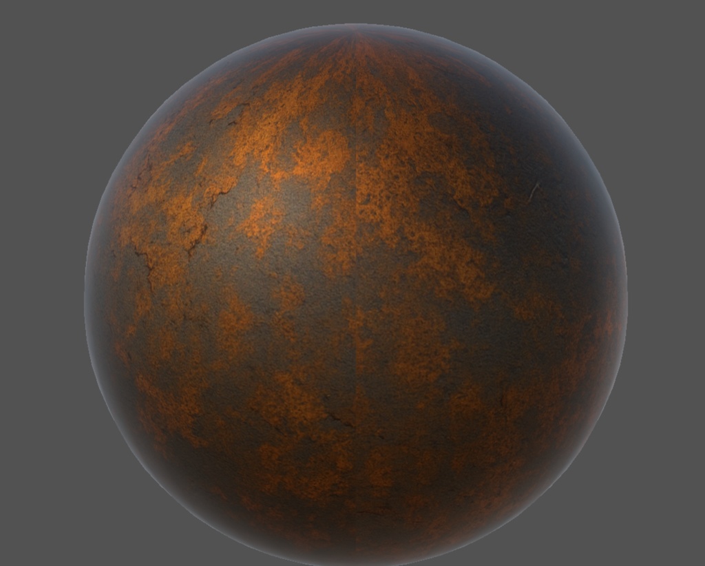 赤・茶・青錆マテリアル