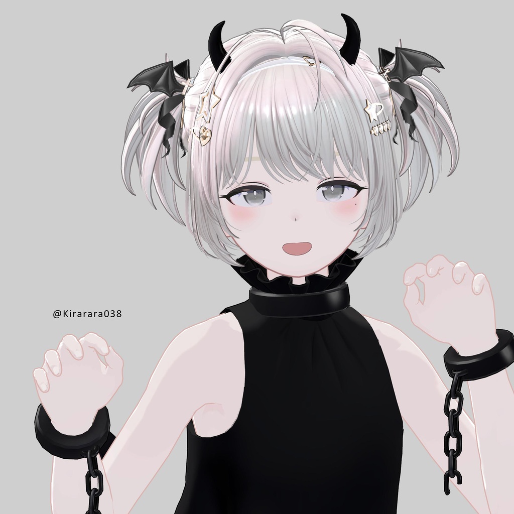 『Bosabosa Twintails ボサボサ』 22アバター対応 #CLEO_VRC