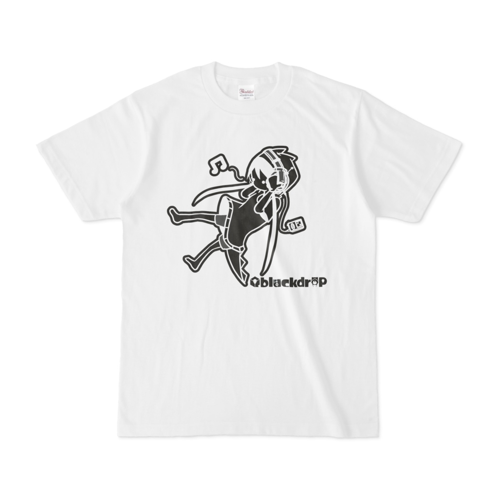 『アノコ』-リスニング Tシャツ- 【Qblackdrop】