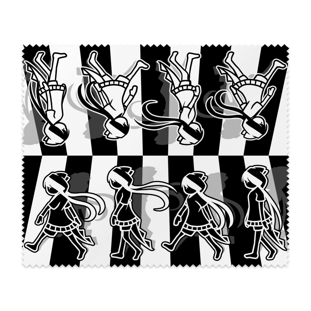 『アノコ』-パラドックス- メガネ拭き【Qblackdrop】