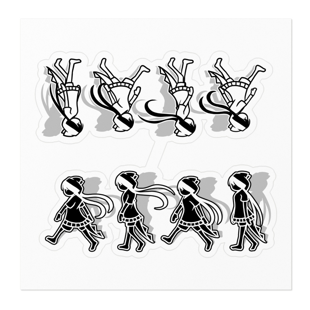 『アノコ』-パラドックス- ステッカー【Qblackdrop】