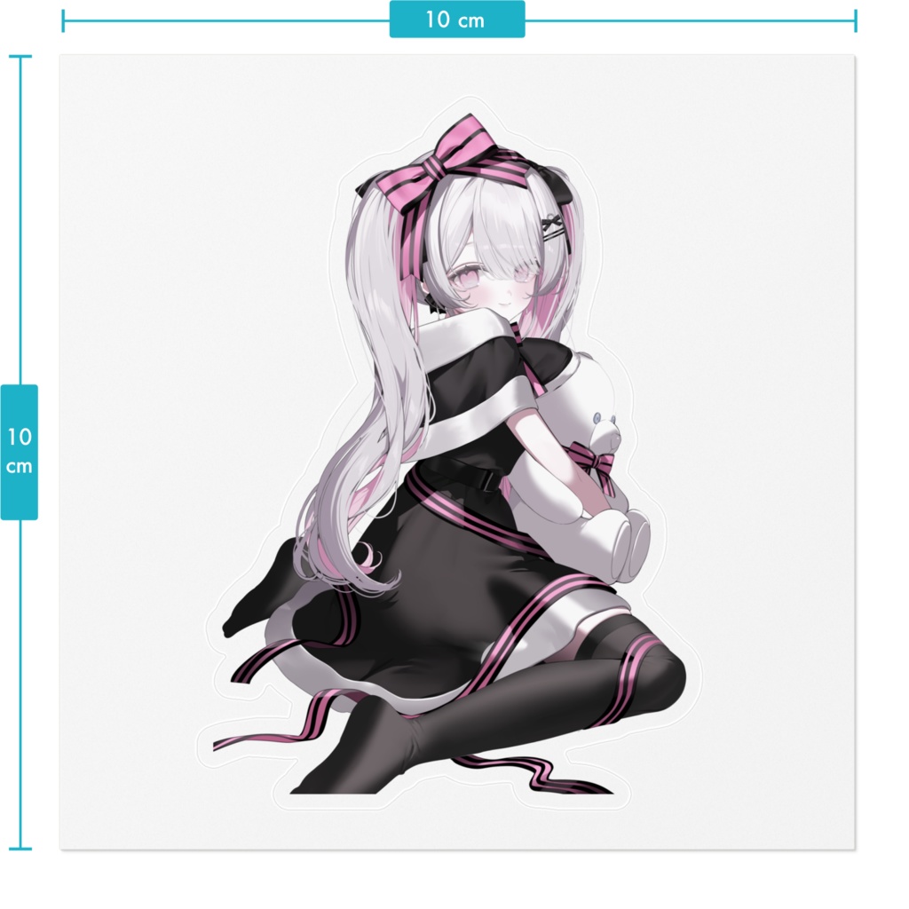 【ねこぜ】クリスマスグッズ🎄.*2024〚ステッカー(クリアタイプ)〛