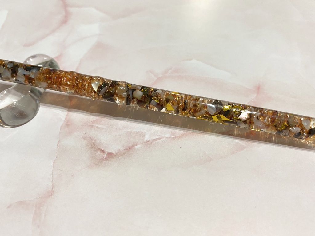 【原神】鍾離&タルタリヤイメージ・ガラスペン