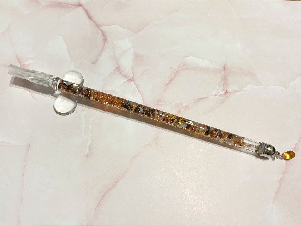 【原神】鍾離&タルタリヤイメージ・ガラスペン