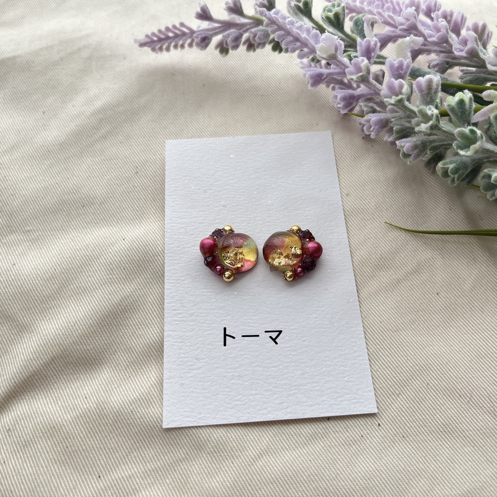 【原神】稲妻キャラ ひとつぶイヤーアクセサリー