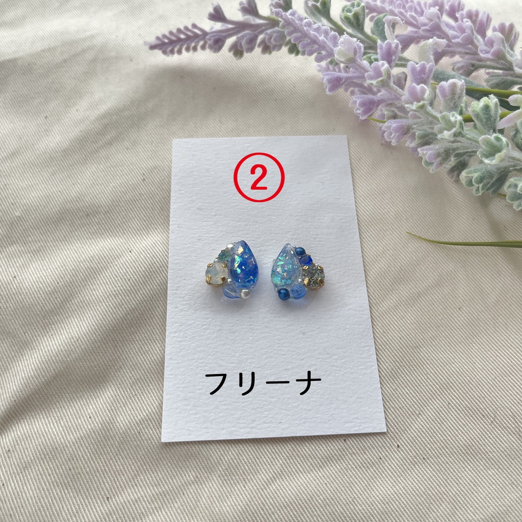 【原神】フォンテーヌキャラ ひとつぶイヤーアクセサリー