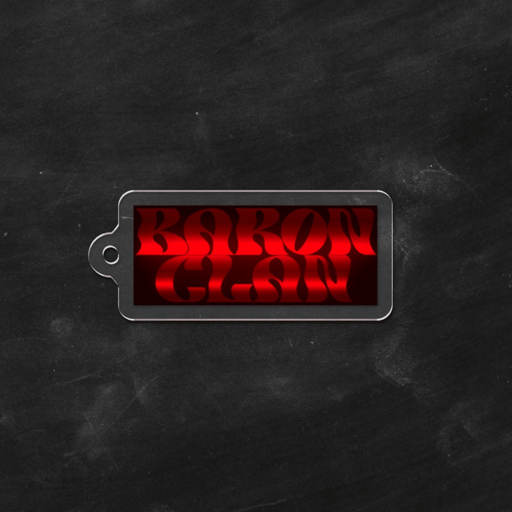 BARON  CLAN アクリルキーホルダー　red