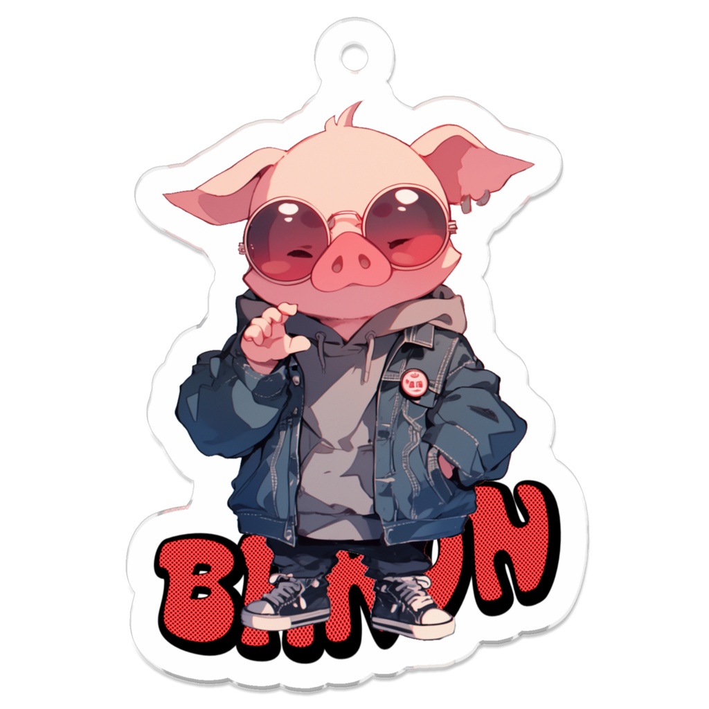 ”つゆんご”キーホルダー