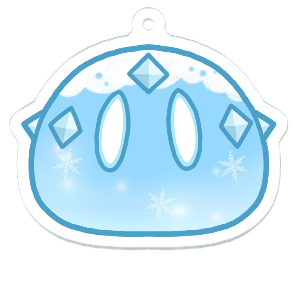 もちもち氷スライムちゃんアクキー