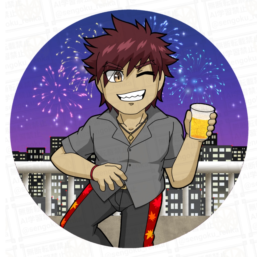 丸型アクキー 瀬良間ミコト