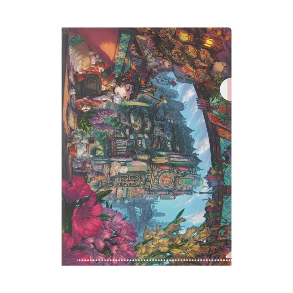 女護の街【A4/A5両面クリアファイル】