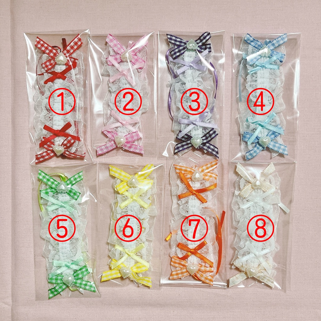 ぬいぐるみ用ヘッドドレス ミニサイズ 白レース