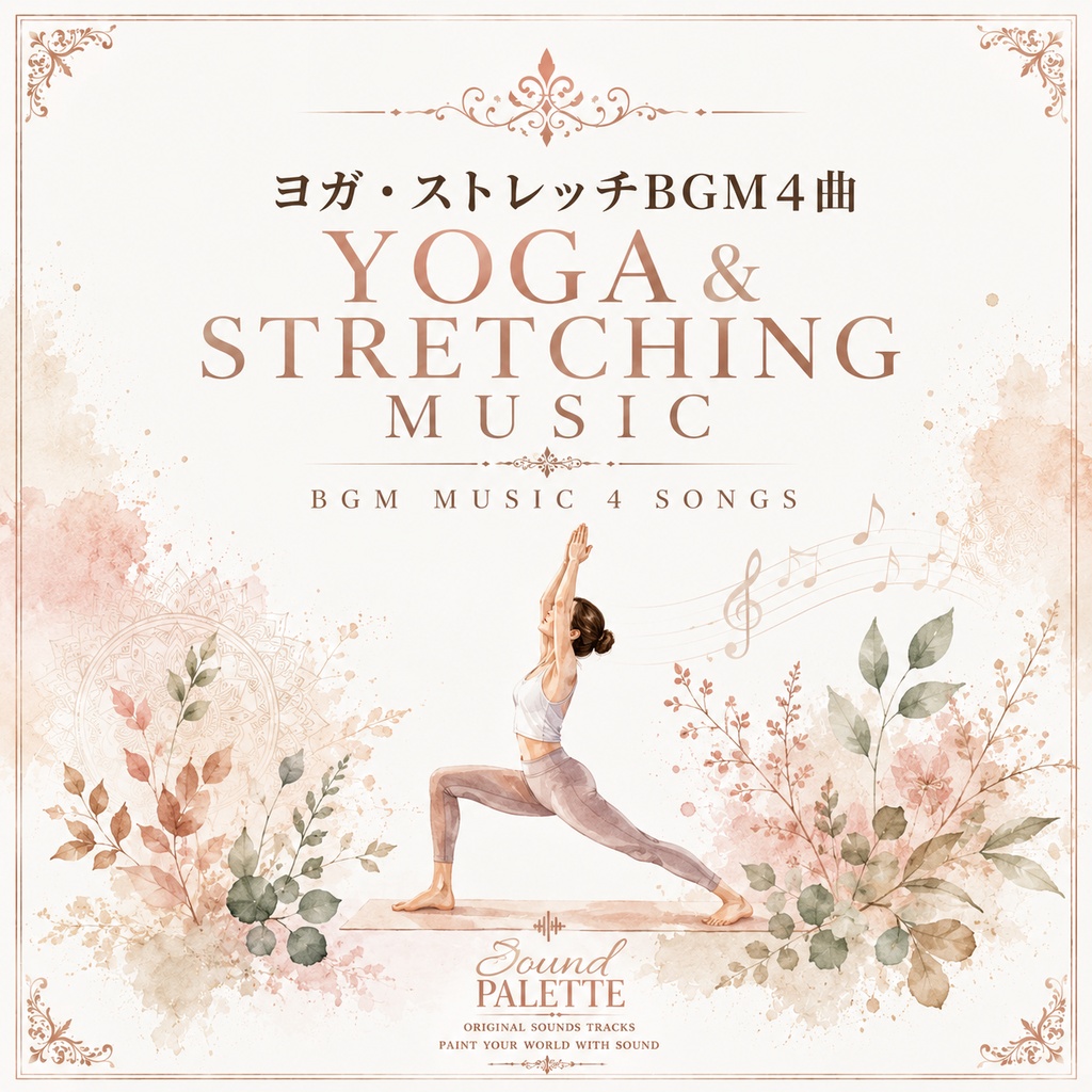 ヨガ・ストレッチに合うBGM４曲Yoga & Stretching 4 Background Music Tracks