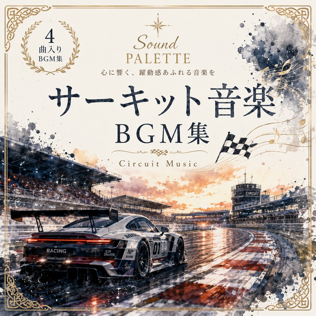 疾走感あふれるエレクトロサウンドBGM4曲集